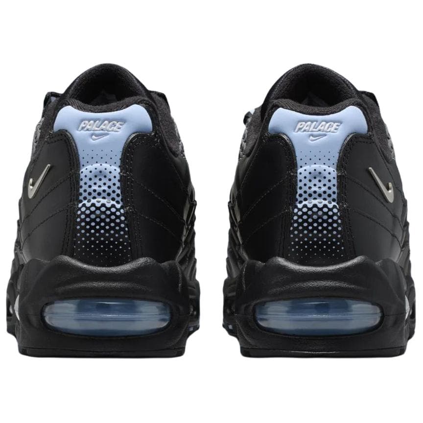 Кроссовки для бега Nike X Palace Air Max 95 Low Топ Air Cushion Повседневные беговые кроссовки Унисекс Серебряный Bullet Серебристый Черный - изображение 5