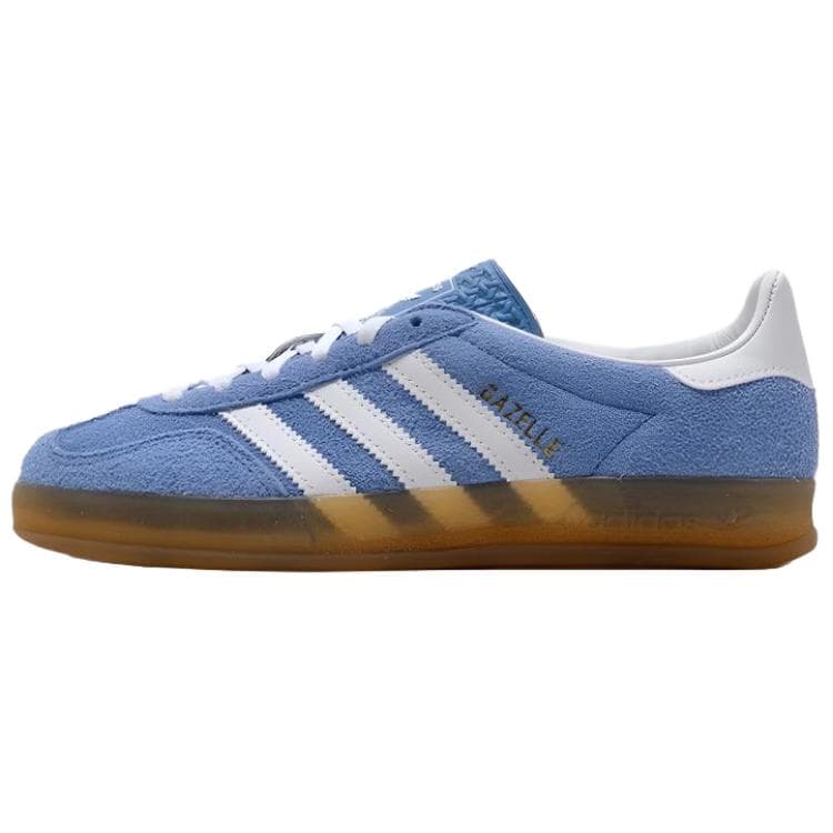 Кроссовки Adidas Originals GAZELLE INDOOR Кеды немецкой армии (GAT) Женские Синие - изображение 1