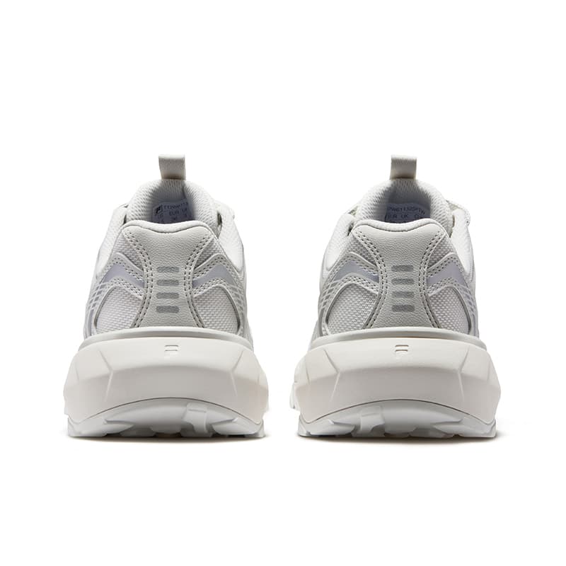 Кроссовки FILA FUSION GRAVEL Stratum Shoes Текстиль Резина Пластик MID Уличная Обувь Женская Тофу Белый Белый Агат Серый - изображение 5