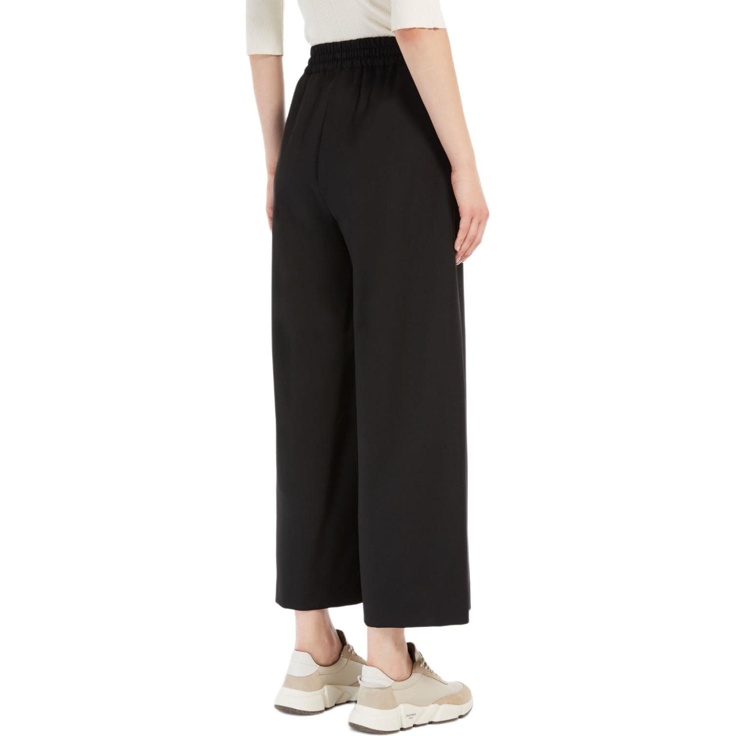Штаны WEEKEND MaxMara Элмо Повседневные Брюки Женские Черные - изображение 4
