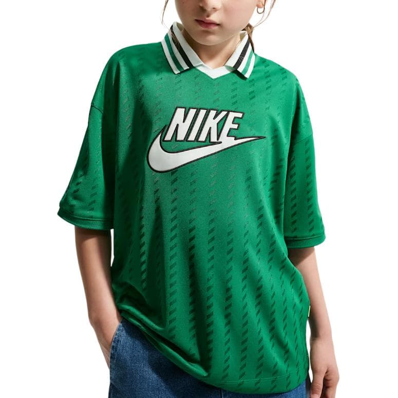 Футболка Nike Sportswear Павлин Каменный цвет Kids T Рубашки - изображение 1