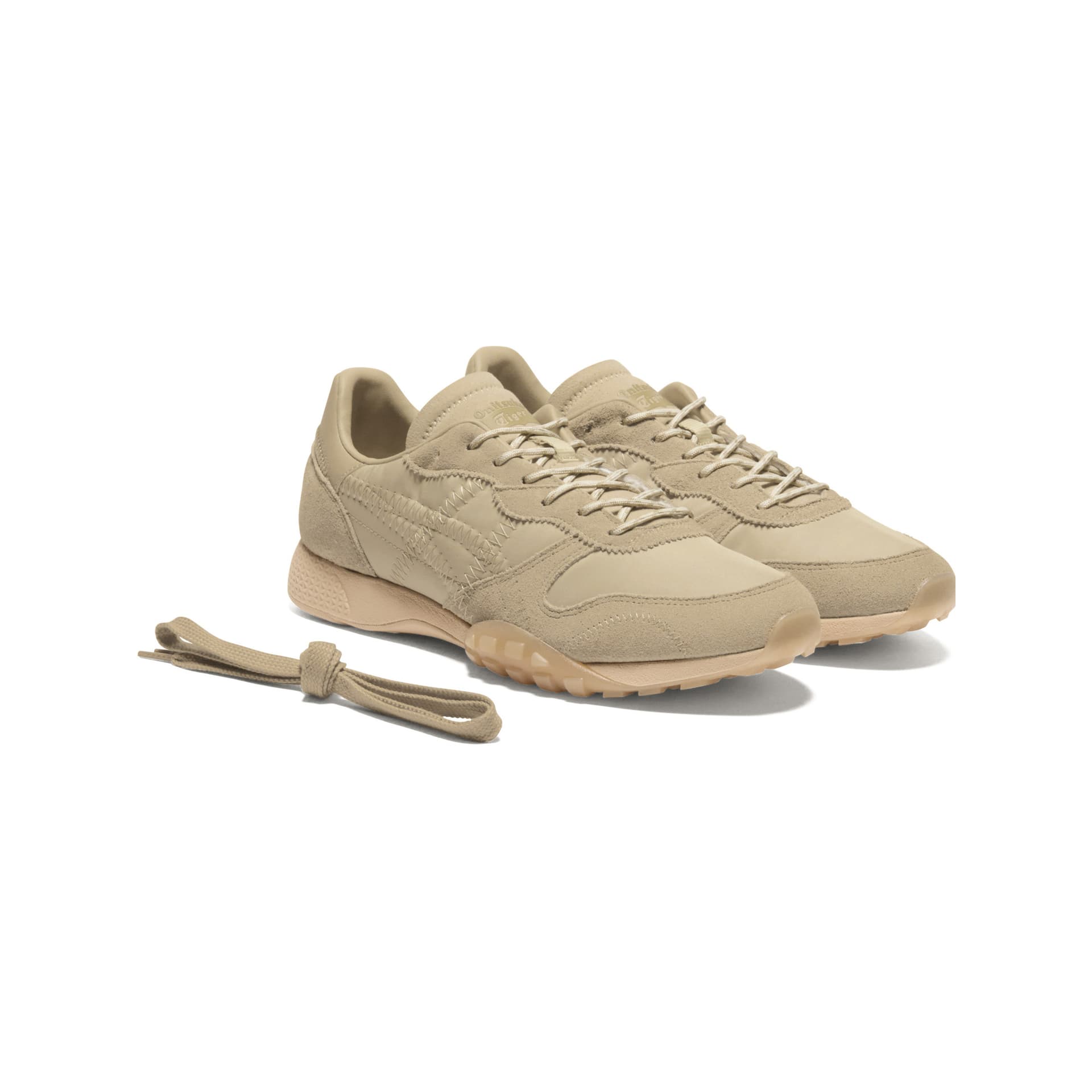 Кроссовки Onitsuka Tiger TRASPIKE Low Топ Повседневная обувь Унисекс Песок - изображение 3
