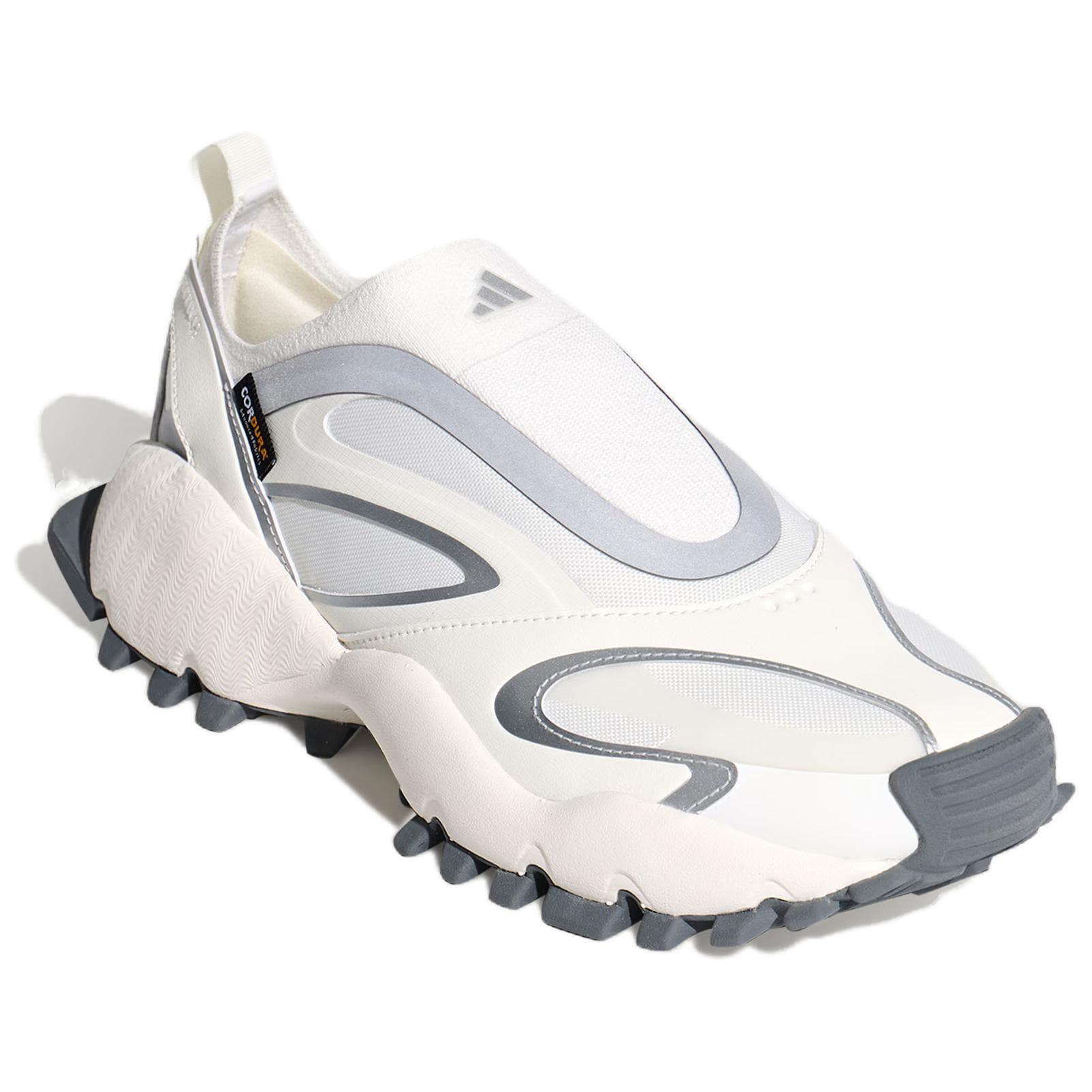 Кроссовки Adidas SEEULATER DRIFTCORE Повседневная обувь Низкий топ Ярко-белый Металлический серебристый Серый Унисекс - изображение 2