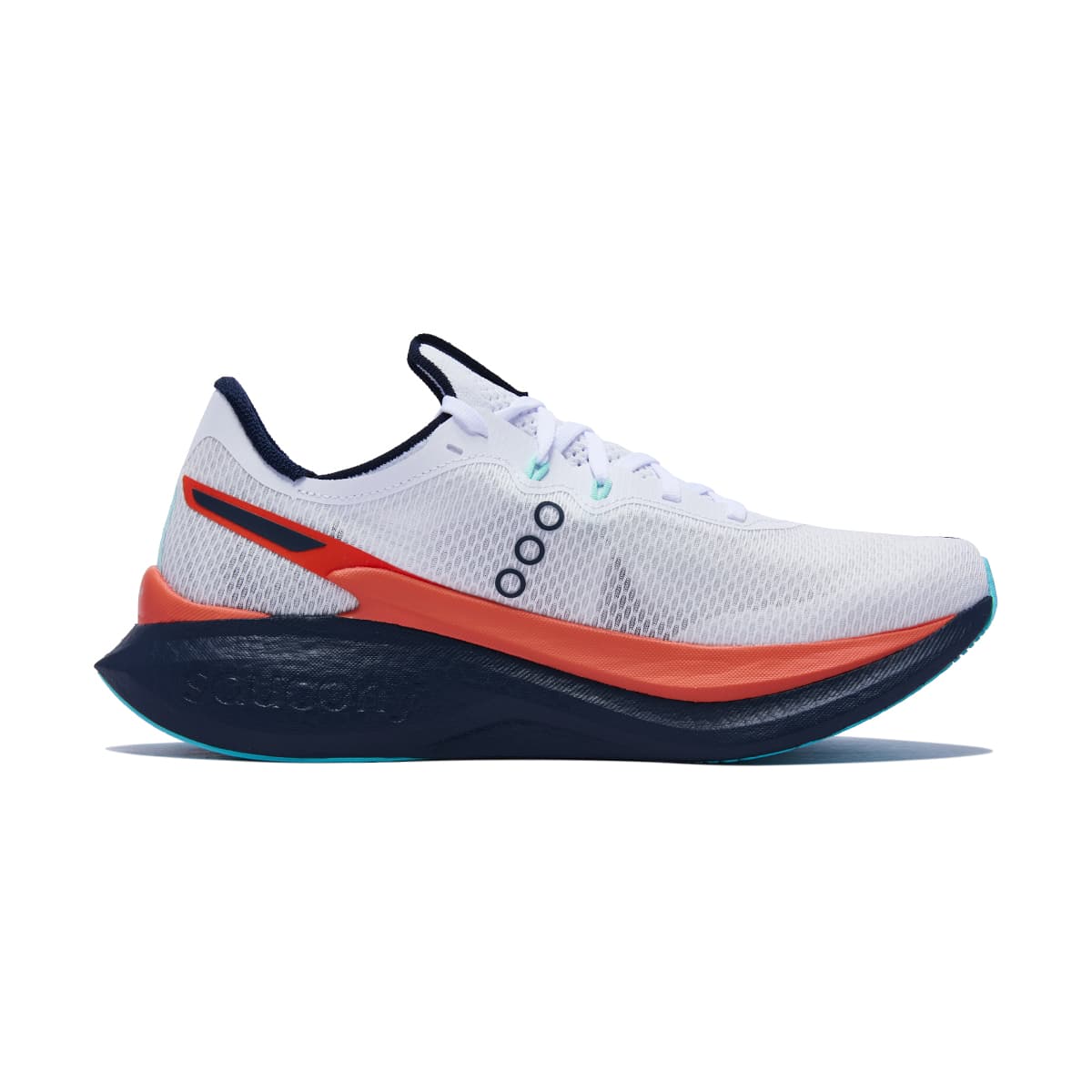 Кроссовки для бега Saucony Endorphin Pro 5 Отскок Карбоновая плита Беговые кроссовки Унисекс Белый Синий - изображение 2
