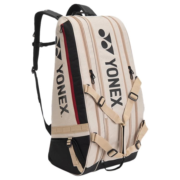 Спортивная сумка YONEX Полиэстеровая ткань Спортивная сумка Унисекс Бежевый Желтый - изображение 2