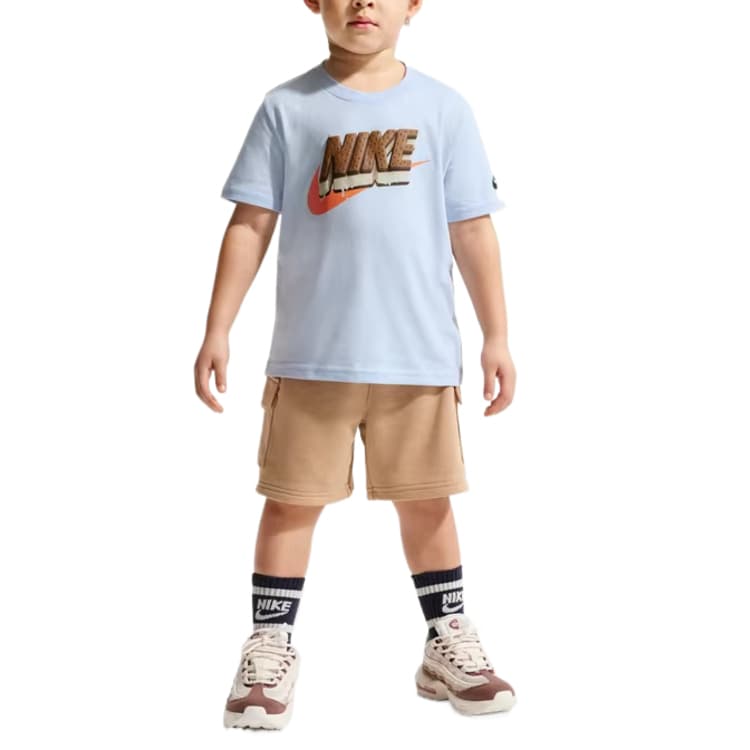 Футболка Nike Водород Синий Kids T-рубашки - изображение 1