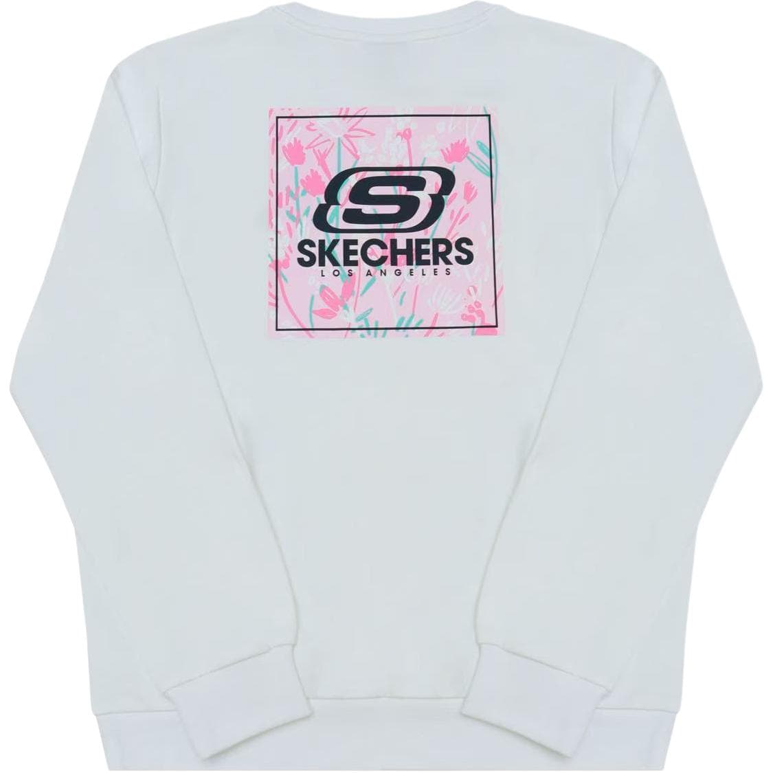 Худи Skechers Толстовка женская ярко-белая - изображение 1
