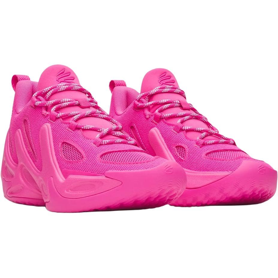 Кроссовки для баскетбола Under Armour Curry 13 Устойчивый к истиранию Дышащий Поддерживающий Низкий Верх Детские Баскетбольные Кроссовки Розовые - изображение 3