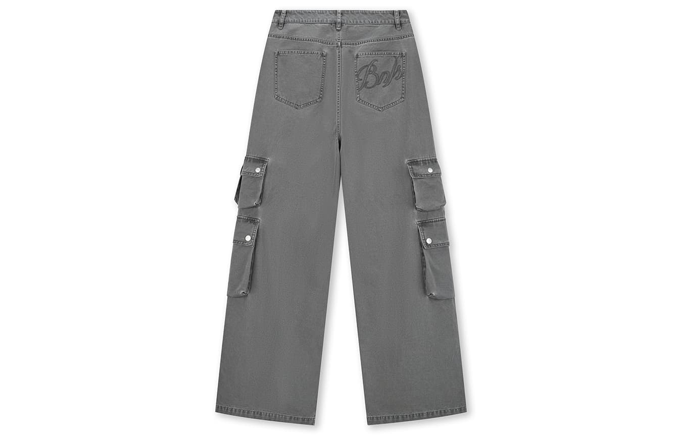 BONELESS Cut Dark Gray Women's Cargo Pants - изображение 2