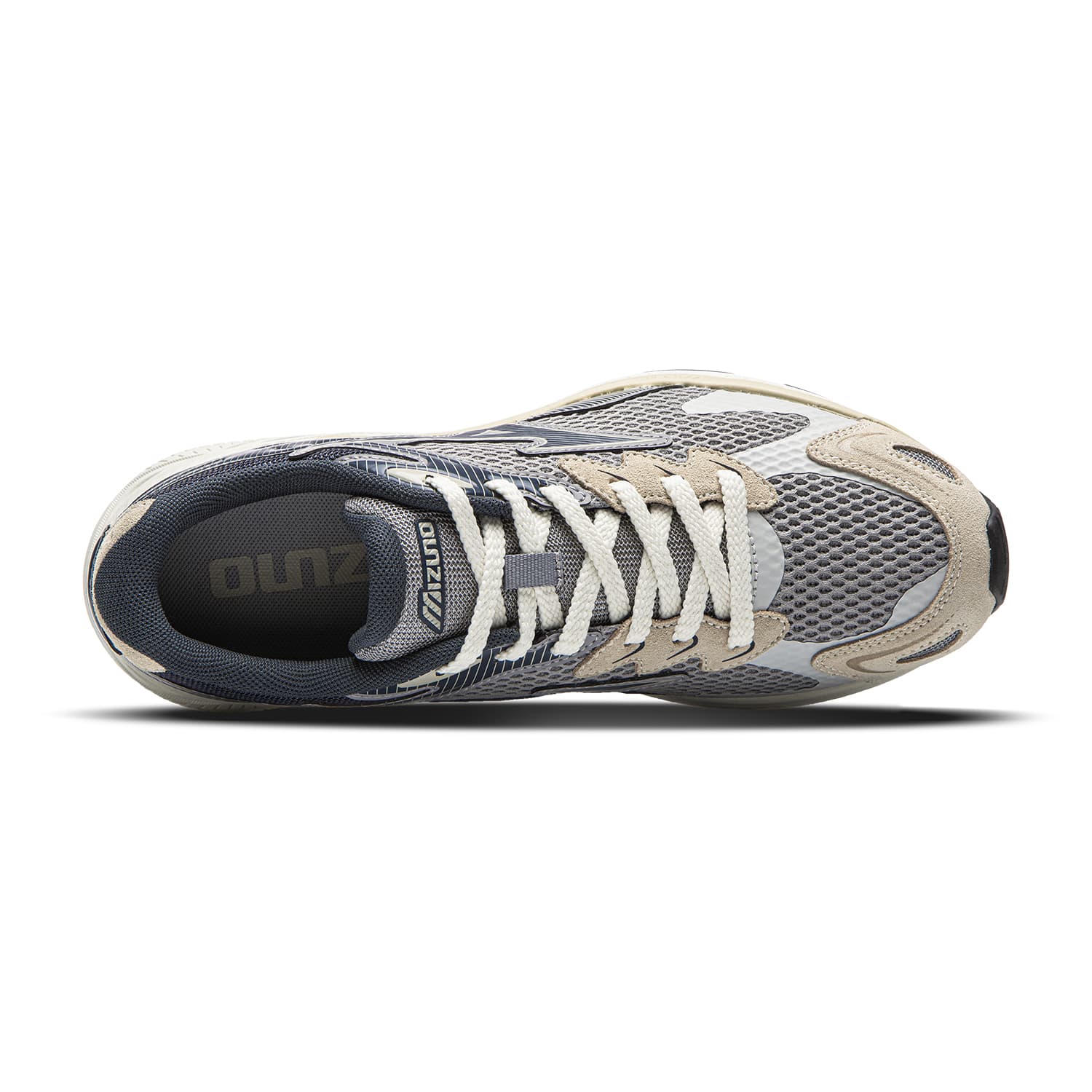 Кроссовки для бега Mizuno Racer S Low Топ Беговые кроссовки Унисекс Туманно-серый - изображение 3