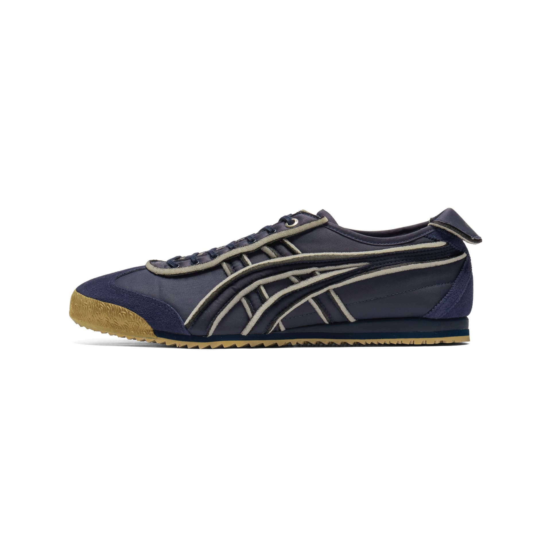 Кроссовки Onitsuka Tiger MEXICO 66 Противоскользящая Устойчивая к истиранию Низкий Верх Повседневная Обувь Унисекс Синяя - изображение 1