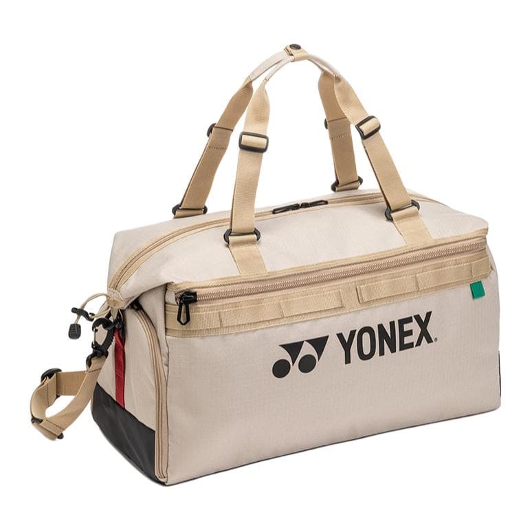Спортивная сумка YONEX Полиэстеровая ткань Спортивная сумка Унисекс Бежевая - изображение 1