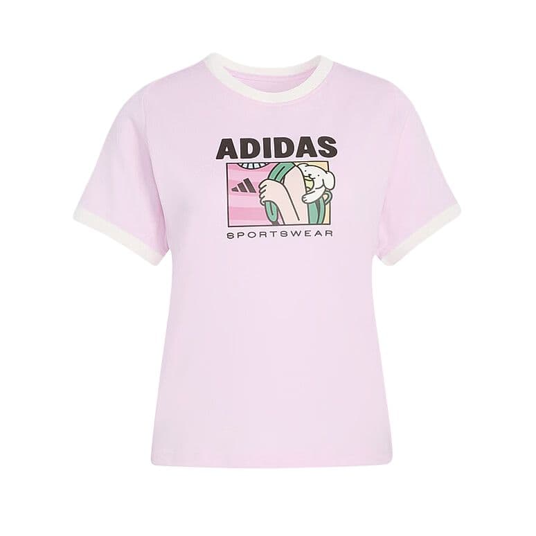 Футболка Adidas Розовые Женские Футболки - изображение 1