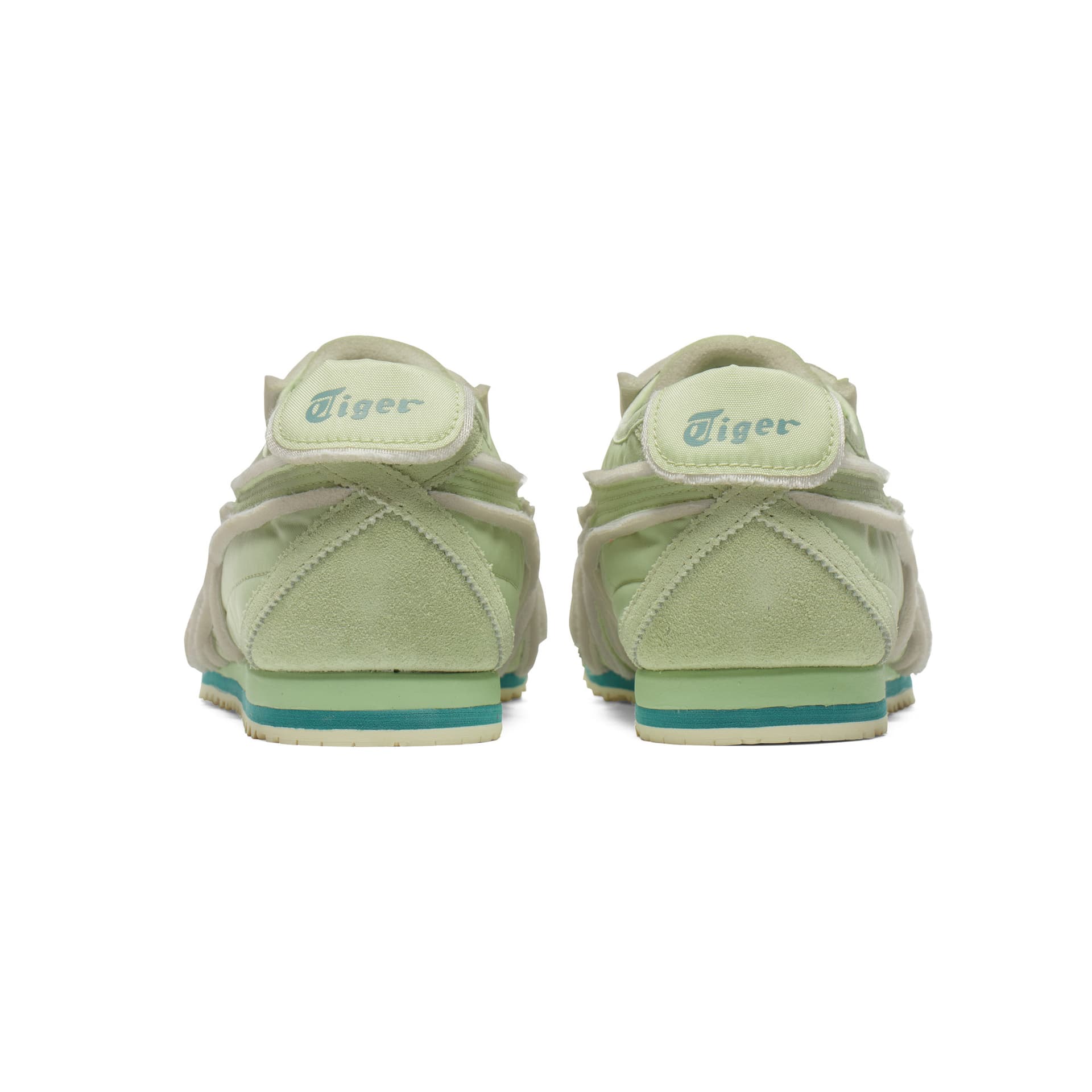 Кроссовки Onitsuka Tiger MEXICO 66 Противоскользящая Устойчивая к истиранию Низкий Топ Повседневная Обувь Унисекс Зеленая - изображение 5