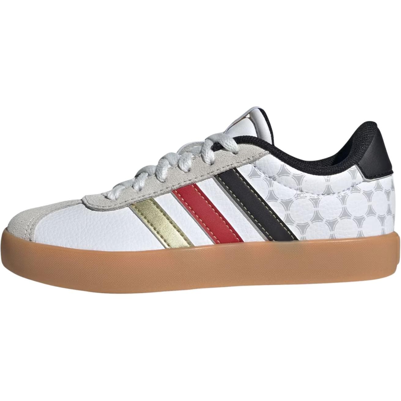 Кроссовки Adidas VL COURT 3,0 Противоскользящие Низкие Кеды Детская Скейтбординг Обувь Белая Малыш - изображение 1
