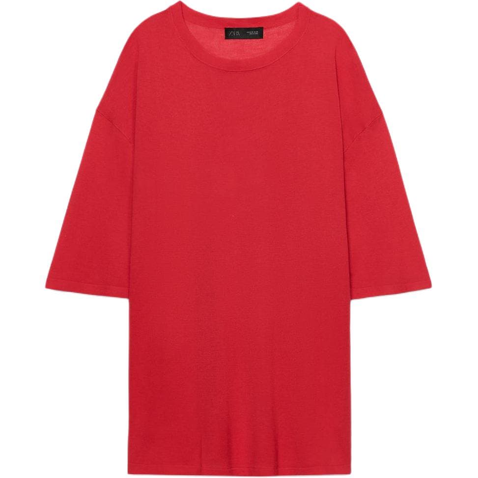 Кардиган ZARA Red Women's Sweaters ZARA Красные Женские Свитера - изображение 1