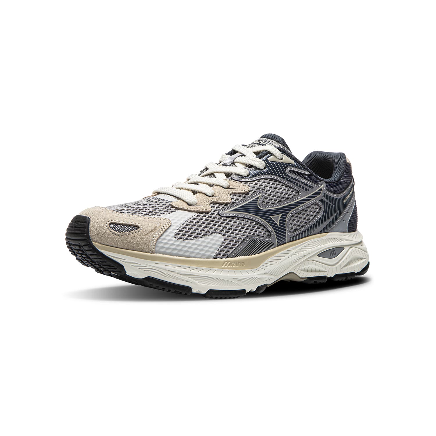 Кроссовки для бега Mizuno Racer S Low Топ Беговые кроссовки Унисекс Туманно-серый - изображение 2