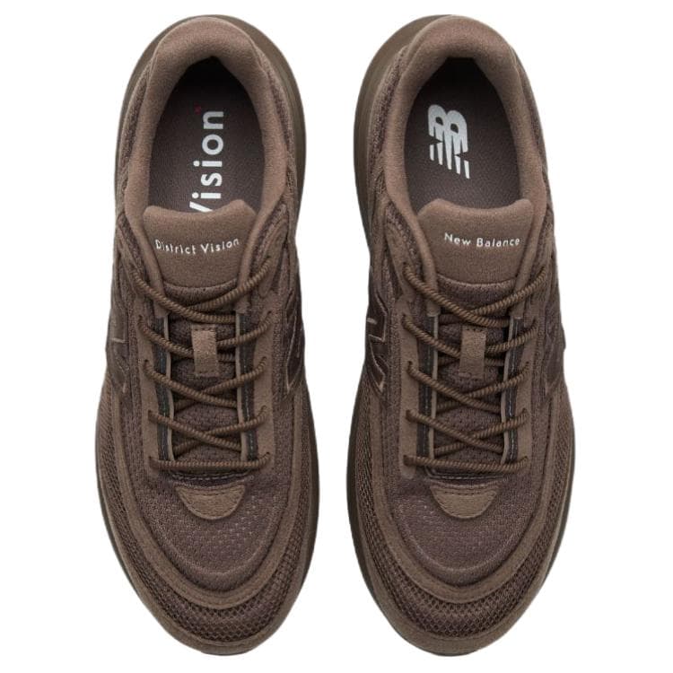 Кроссовки для бега New Balance x District Vision 1080v15 Беговые кроссовки Женские Коричневый - изображение 4