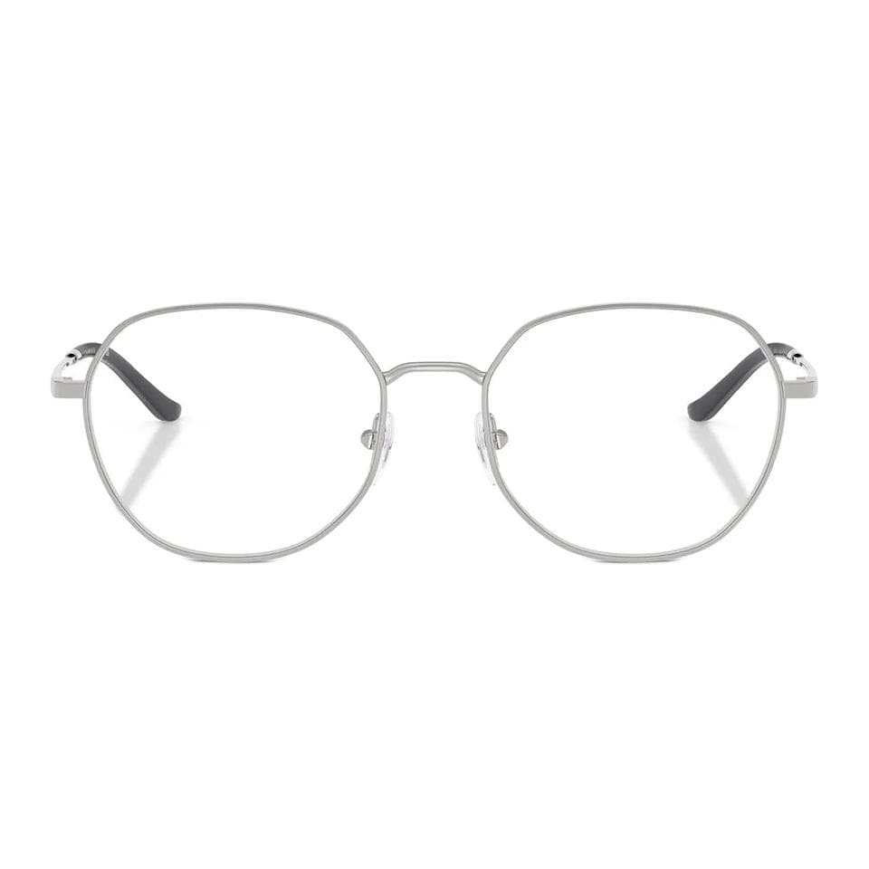 Оправа EMPORIO ARMANI Металлические круглые очки с диоптриями мужские серебряные - изображение 2
