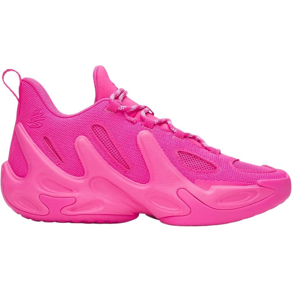 Кроссовки для баскетбола Under Armour Curry 13 Устойчивый к истиранию Дышащий Поддерживающий Низкий Верх Детские Баскетбольные Кроссовки Розовые - изображение 2