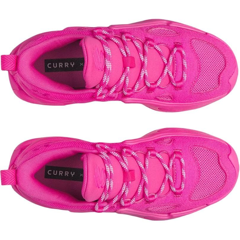 Кроссовки для баскетбола Under Armour Curry 13 Устойчивый к истиранию Дышащий Поддерживающий Низкий Верх Детские Баскетбольные Кроссовки Розовые - изображение 4