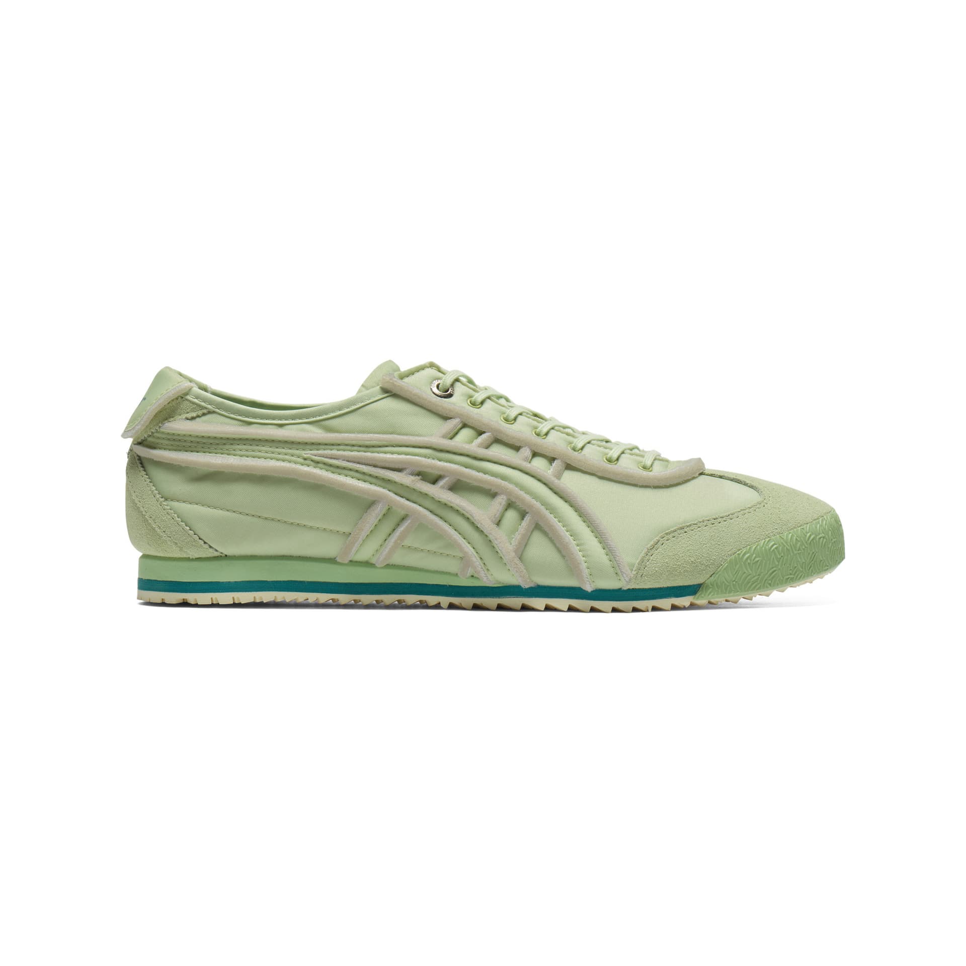 Кроссовки Onitsuka Tiger MEXICO 66 Противоскользящая Устойчивая к истиранию Низкий Топ Повседневная Обувь Унисекс Зеленая - изображение 2