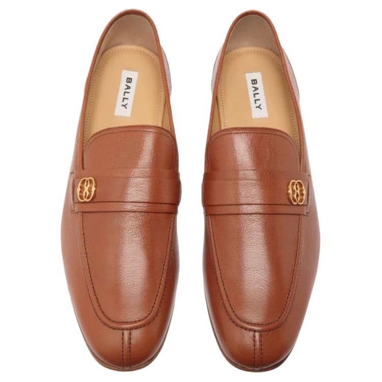 BALLY Овчина Кожа Повседневные кожаные туфли Мужские Коричневые - изображение 4