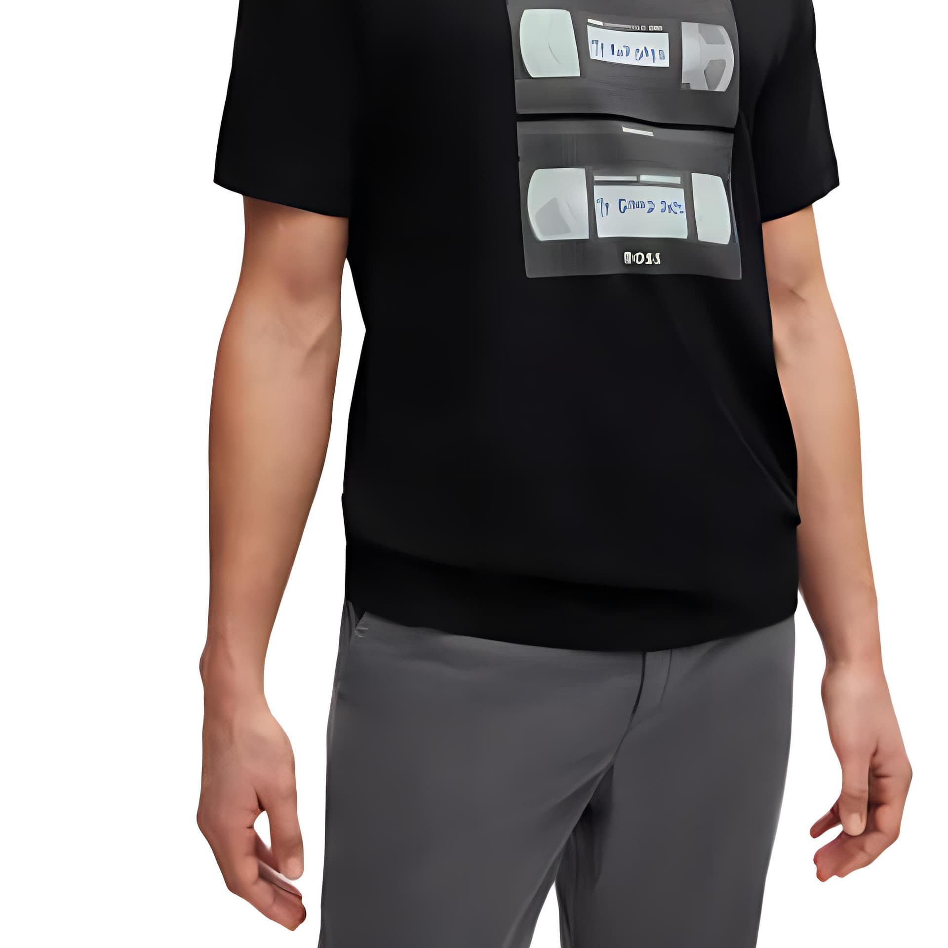 Футболка HUGO BOSS FW23 Cotton-Jersey T-Shirt With Music-Inspired Print T - изображение 6