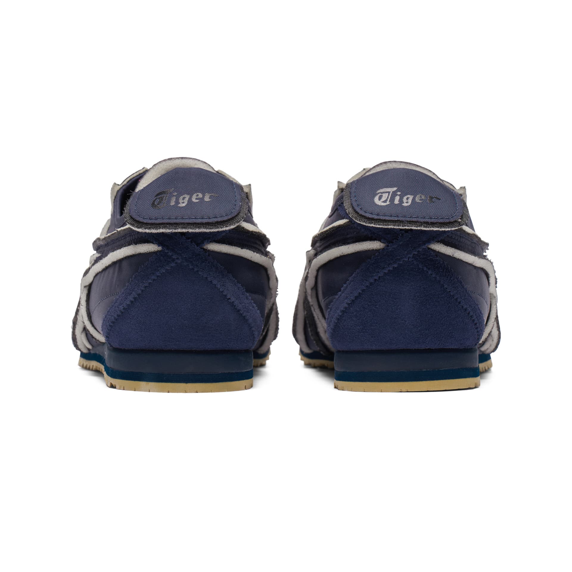 Кроссовки Onitsuka Tiger MEXICO 66 Противоскользящая Устойчивая к истиранию Низкий Верх Повседневная Обувь Унисекс Синяя - изображение 6
