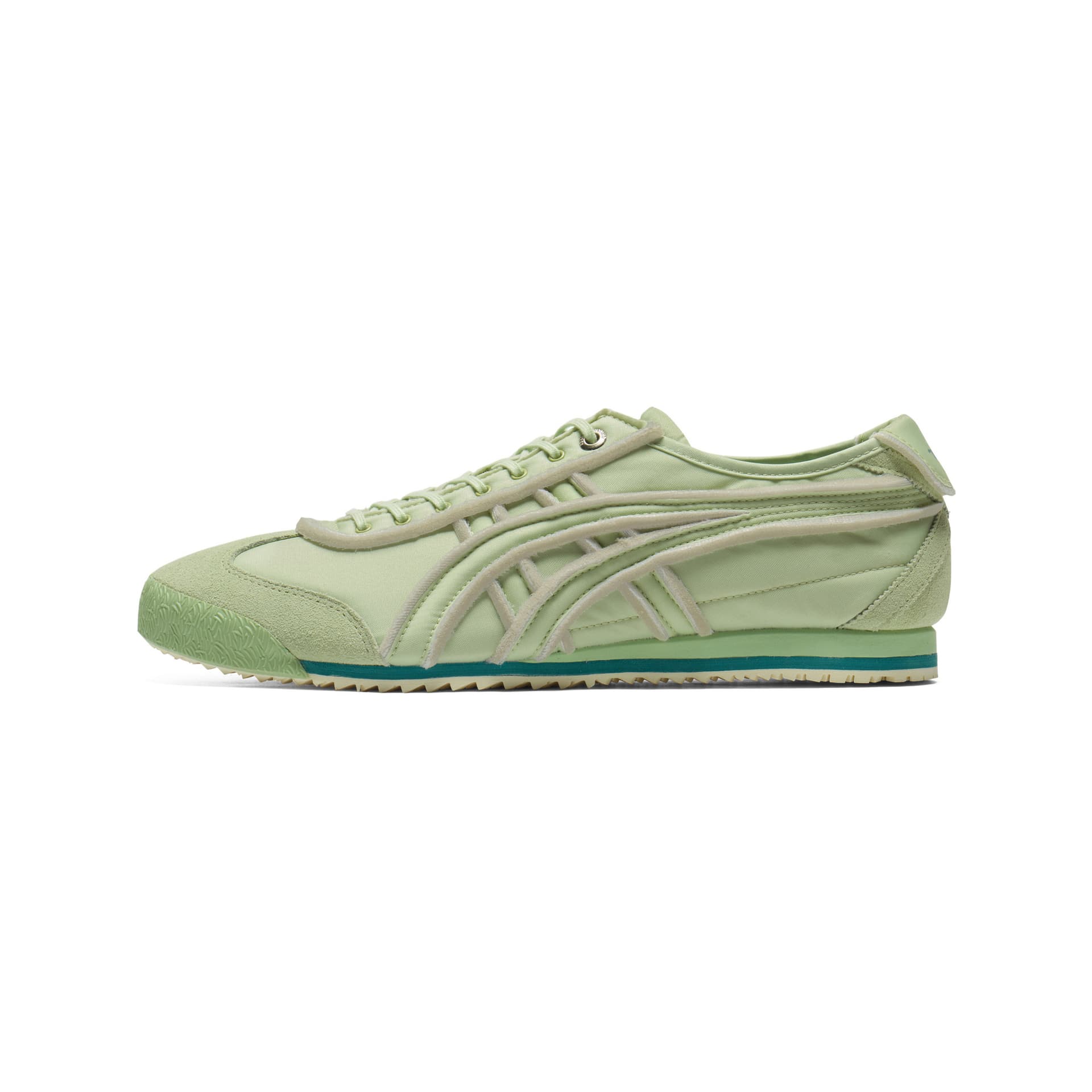 Кроссовки Onitsuka Tiger MEXICO 66 Противоскользящая Устойчивая к истиранию Низкий Топ Повседневная Обувь Унисекс Зеленая - изображение 1