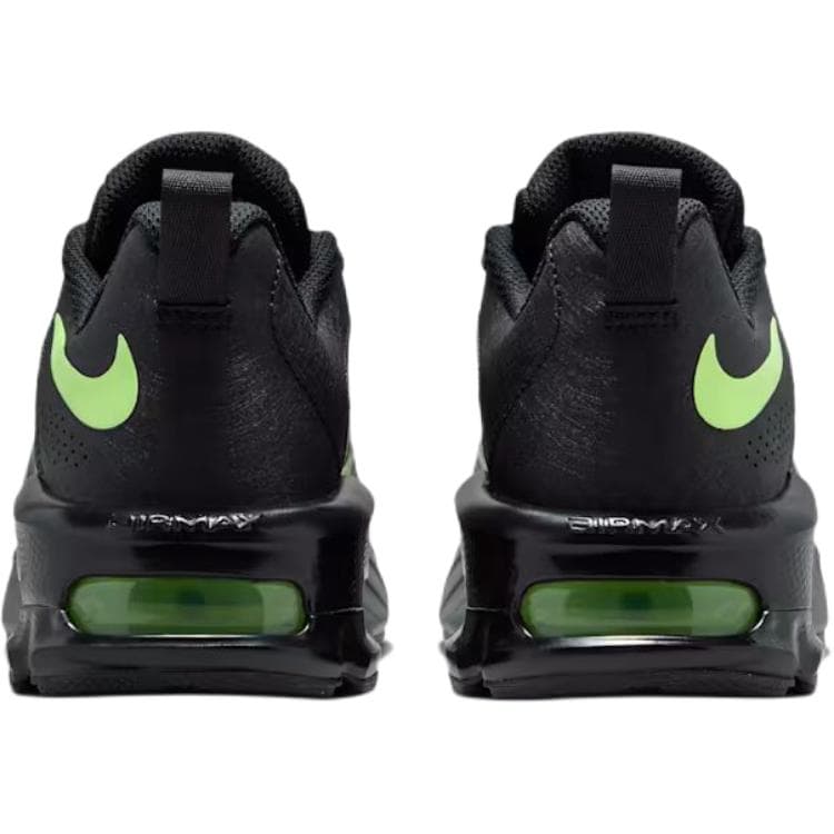 Кроссовки Nike Air MAX Пламя противоскользящая и дышащая низкая повседневная обувь черного и неонового зеленого цвета унисекс - изображение 5