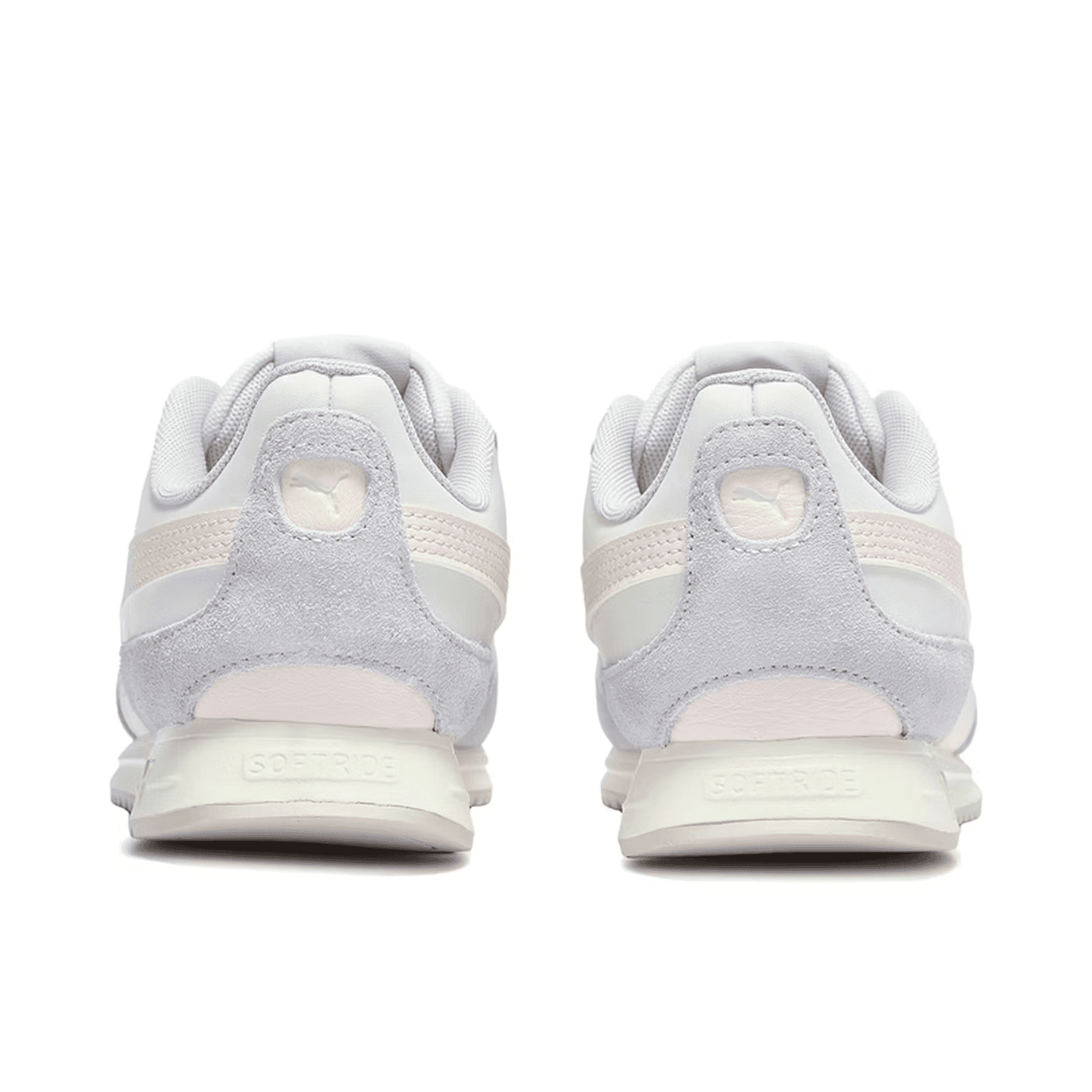 Кроссовки PUMA Softride Low Топ Кеды немецкой армии (GAT) Женские Розово-белый Фиолетовый - изображение 4
