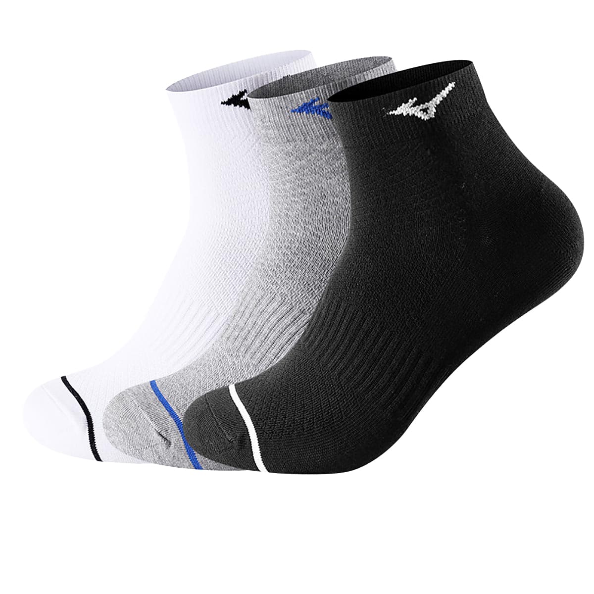 Mizuno Трехцветный Ассорти Унисекс Низкие носки - изображение 1