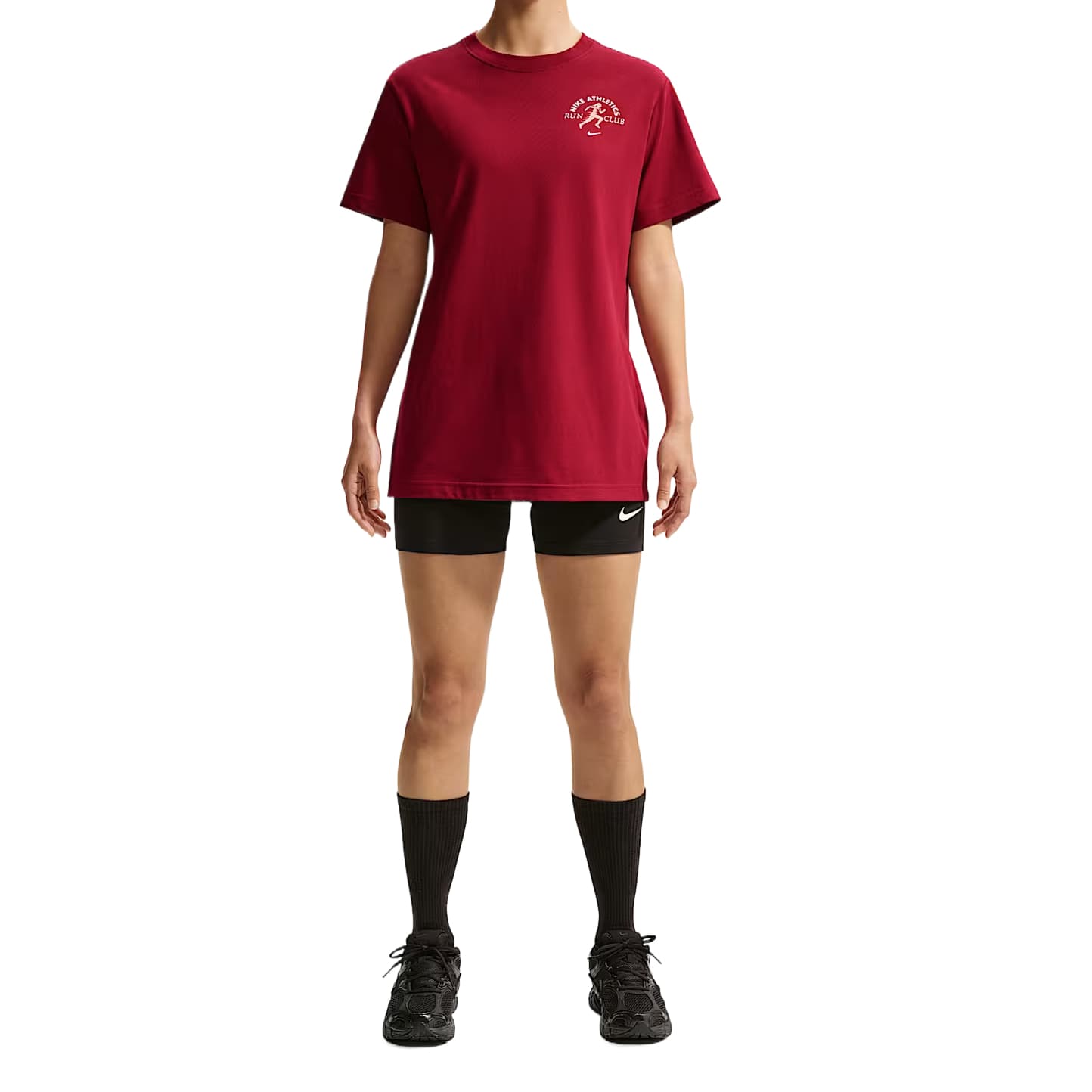 Футболка Nike Sportswear Classics Рукав с оборванным плечом T-рубашка Женская - изображение 1