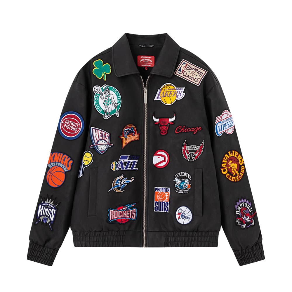 Бомбер SPRAYGROUND | NBA HWC Мужской Бейсбольные куртки - изображение 1