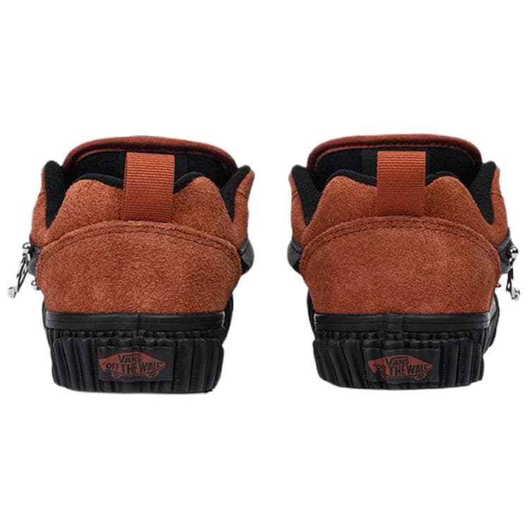 Кроссовки Vans Knu Skool Low Топ Скейтборд Обувь Унисекс Коричнево-черный - изображение 4