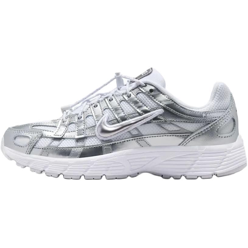 Кроссовки NIKE P 6000 Low Кроссовки для бега Серебряные Унисекс - изображение 1