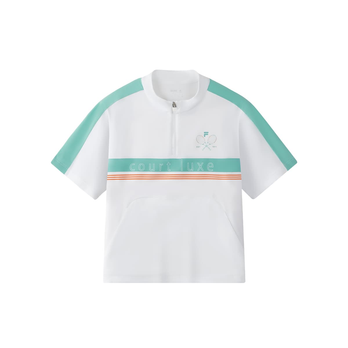 Футболка FILA KIDS Нефрит Белый Детские Рубашки - изображение 1