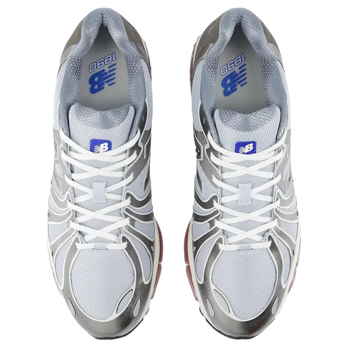 Кроссовки New Balance NB 1890 Дышащий Низкий Топ Повседневная Обувь Унисекс Серебристо-Серый - изображение 4