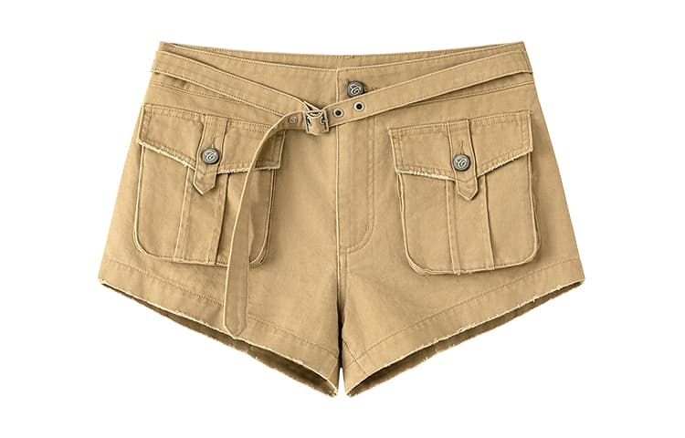 Шорты CHUU Khaki Женские Повседневные Шорты - изображение 1