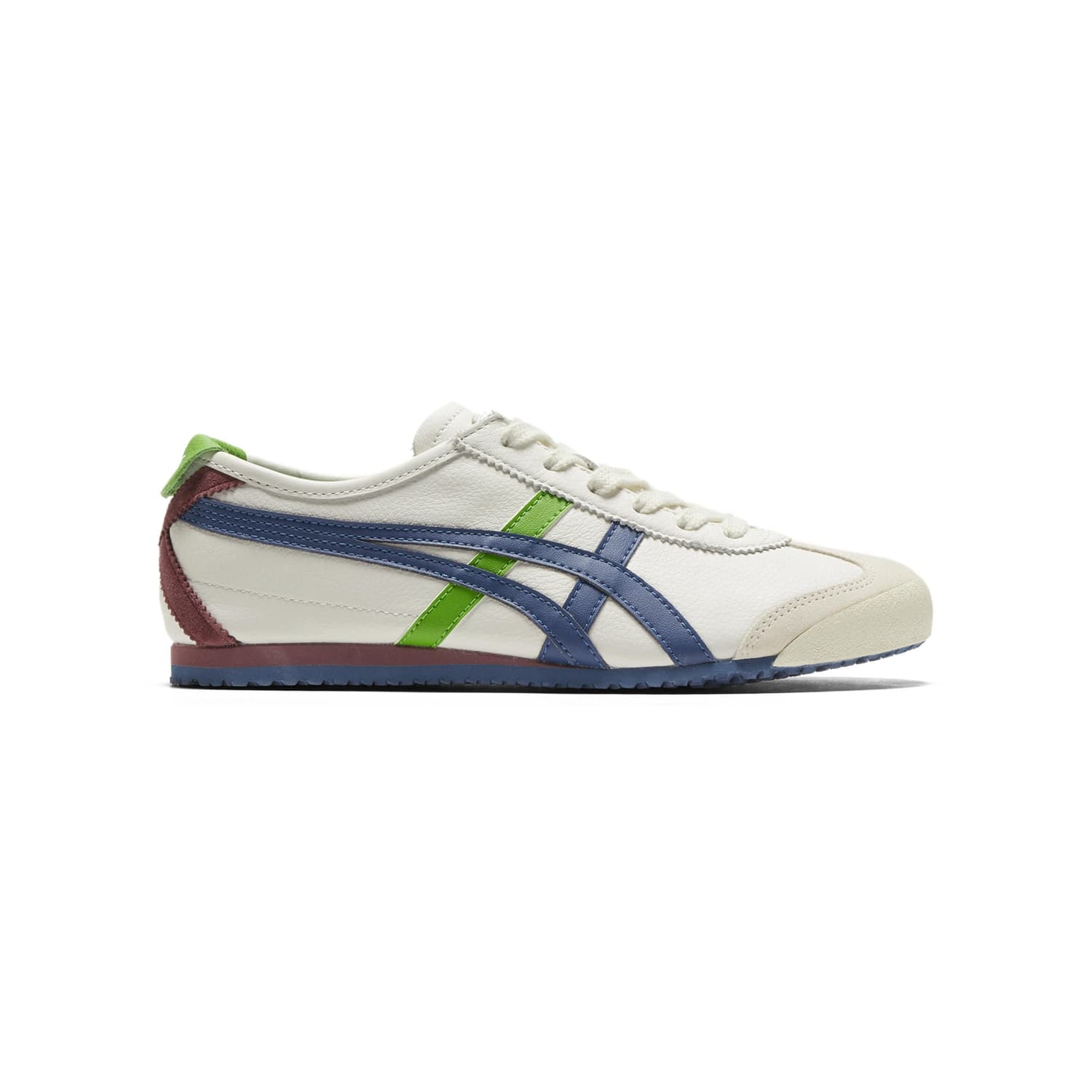 Кроссовки для бега Onitsuka Tiger Mexico 66 White Blue Green - изображение 2