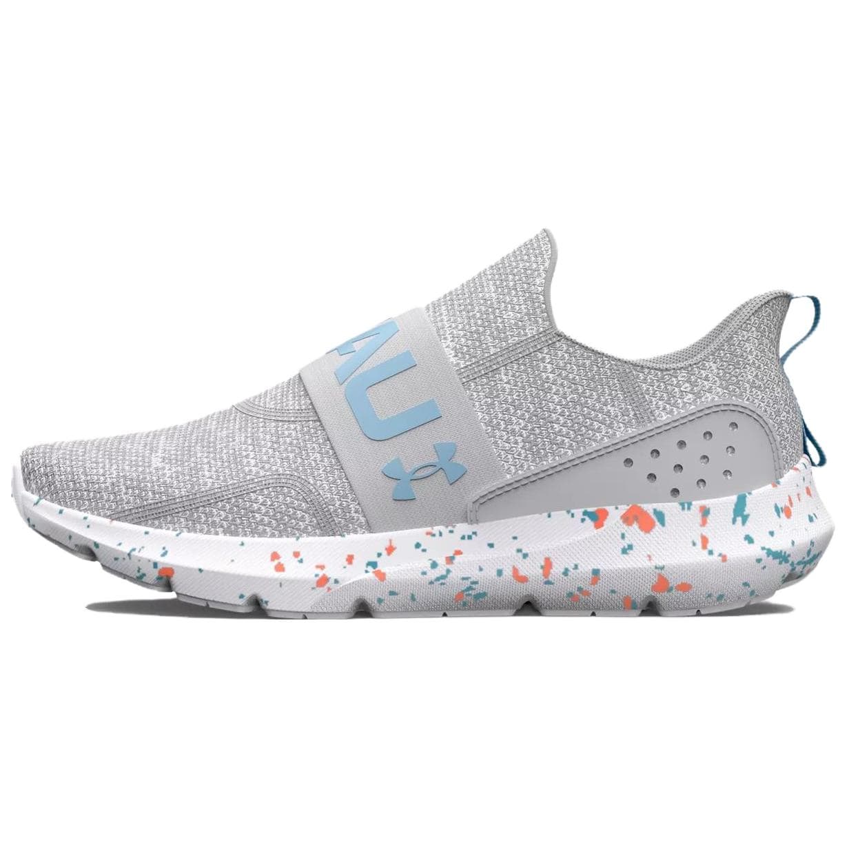 Кроссовки для бега Under Armour Surge 3 Противоскользящие Устойчивые к истиранию Амортизация Низкие Беговые кроссовки Женские Серые - изображение 1