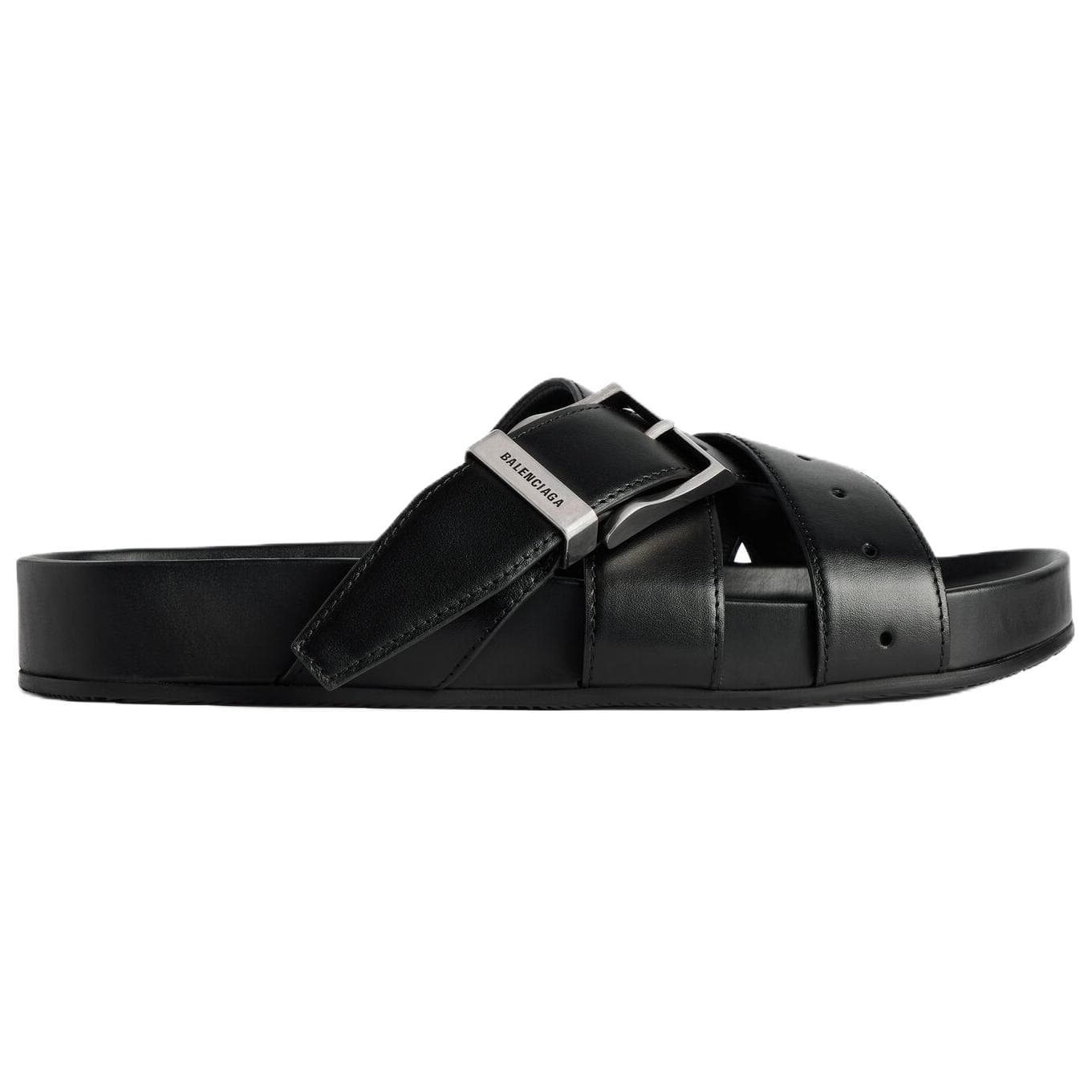 Сандалии Balenciaga Шлепанцы Мужские Черные - изображение 3