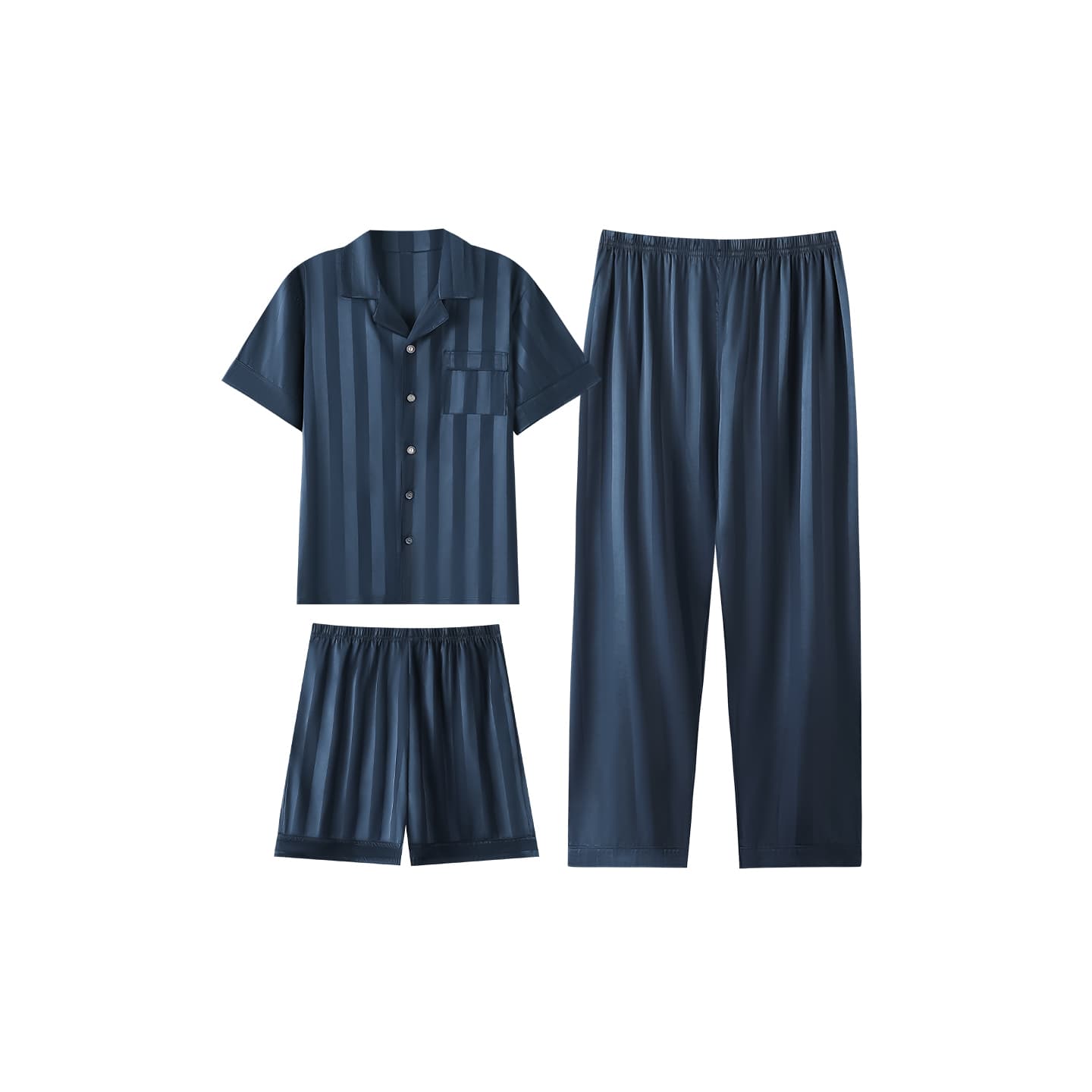 Пижама MIIOW Dark Blue Men's Pajama Sets MIIOW Темно-синий Мужской Пижамные Комплекты - изображение 1