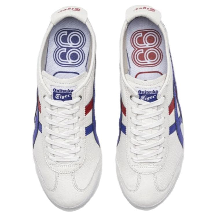 Кроссовки Onitsuka Tiger MEXICO 66 Противоскользящее Аbrasion-Resistant Покрытие Поддержка Низкий Верх Повседневная Обувь Унисекс - изображение 4