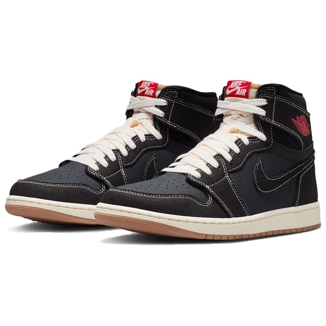 Ретро баскетбольные кроссовки Jordan Air Jordan 1 High Топ Ретро-баскетбольные кроссовки Мужской Черный - изображение 3