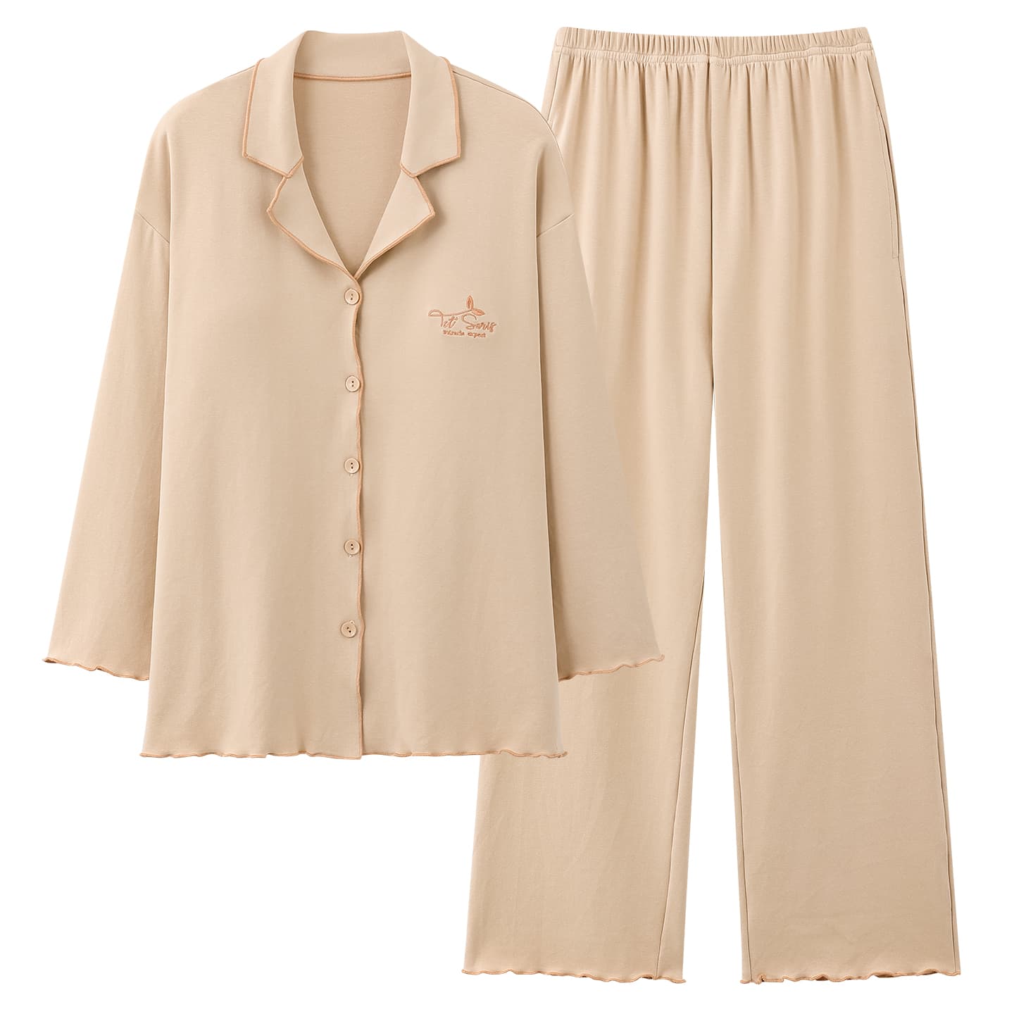 Пижама MIIOW Khaki Женские Пижамные Комплекты - изображение 1