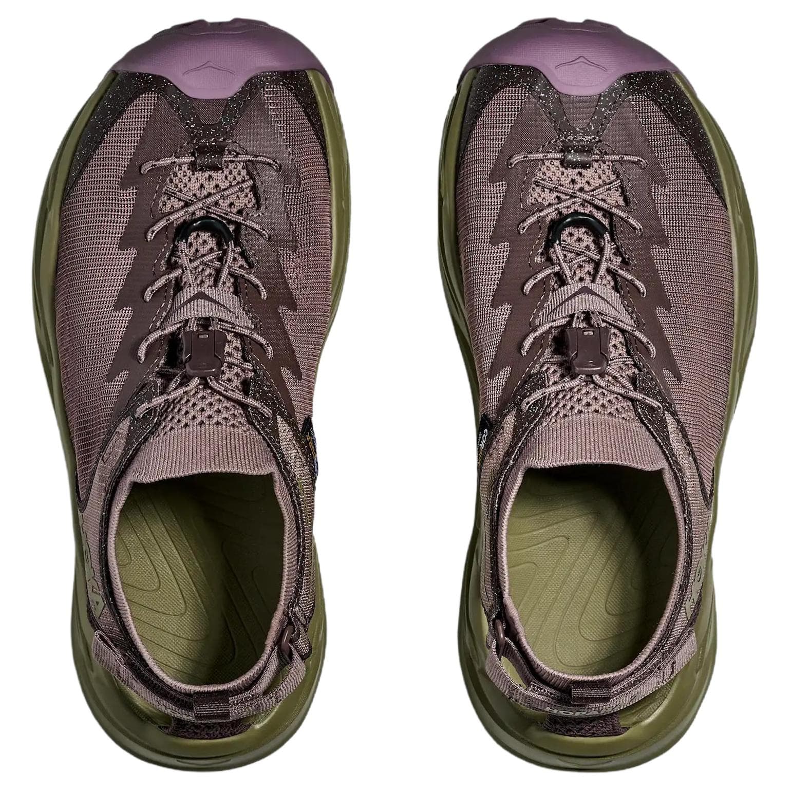 Сандалии HOKA ONE ONE HOPARA 2 Сцепление Дышащий Обувь для водного туризма Женские Фиолетовый Коричневый - изображение 3