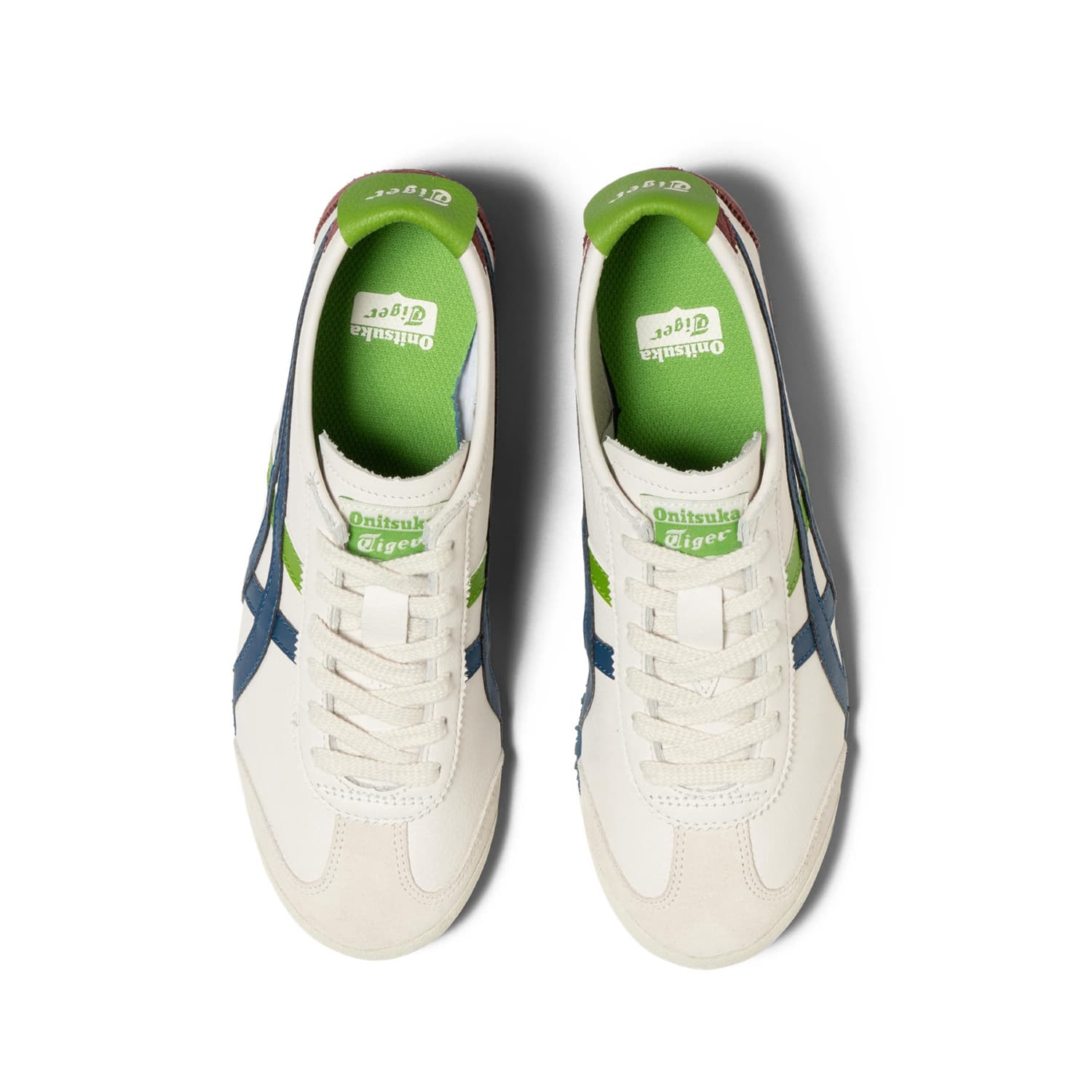 Кроссовки для бега Onitsuka Tiger Mexico 66 White Blue Green - изображение 5