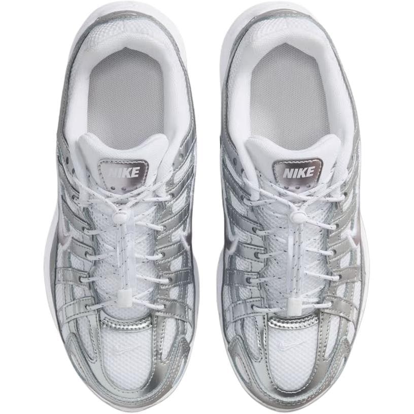 Кроссовки NIKE P 6000 Low Кроссовки для бега Серебряные Унисекс - изображение 4